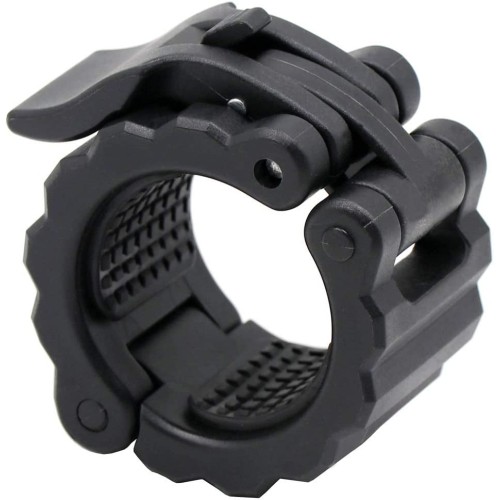 Olympic Barbell Clamps Collars Quick Release Pair of Locking Weight Clips Fit 2 Inch Barbell for Weightlifting