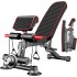 Adjustable Weight Bench – Utility Weight Benches for Full Body Workout, Foldable Flat/Incline/Decline Exercise Multi-Purpose Bench for Home Gym